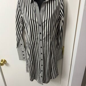 Ben Sherman 100% cotton mini “shirt dress;” EXC condition; Sz Sm; great quality